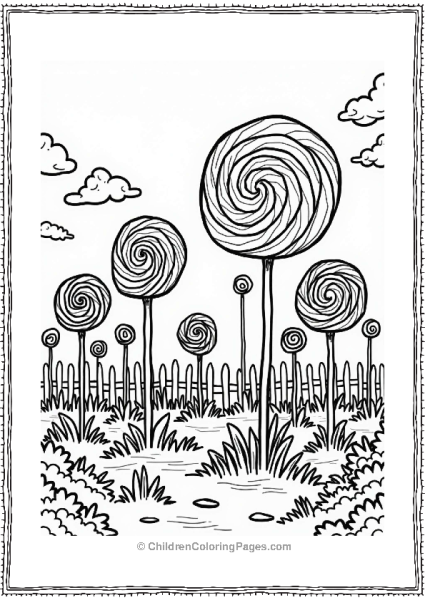 Willy Wonka Lollipop Forest Adventure Free PDF Printable