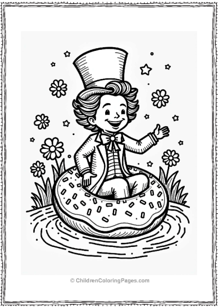 Willy Wonka On The Chocolate River Free PDF Printable