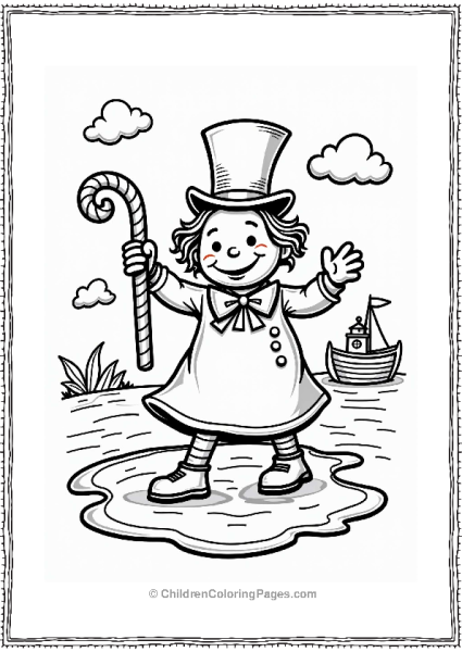 Willy Wonka Oompa Loompa By The Chocolate River Free PDF Printable