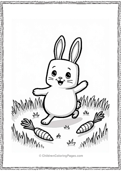 Willy Wonkas Marshmallow Bunny In Candy Field Free PDF Printable