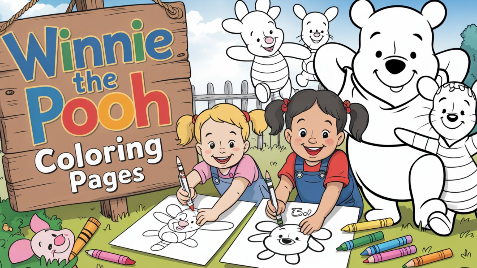 Winnie The Pooh Coloring Pages – Free PDF Printables 🐻🧸🍯