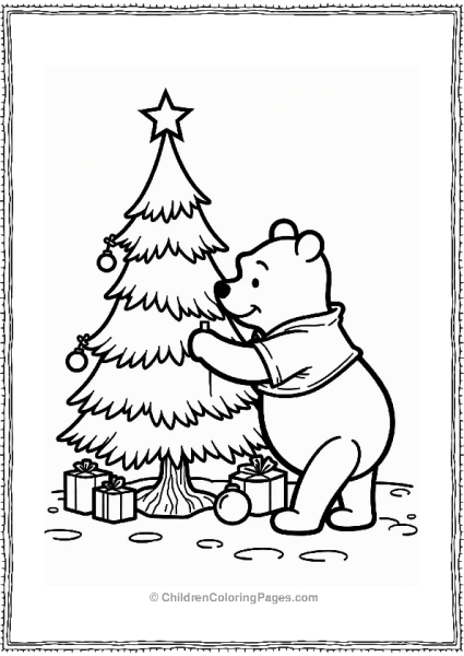 Winnie The Pooh Poohs Christmas Celebration Free PDF Printable