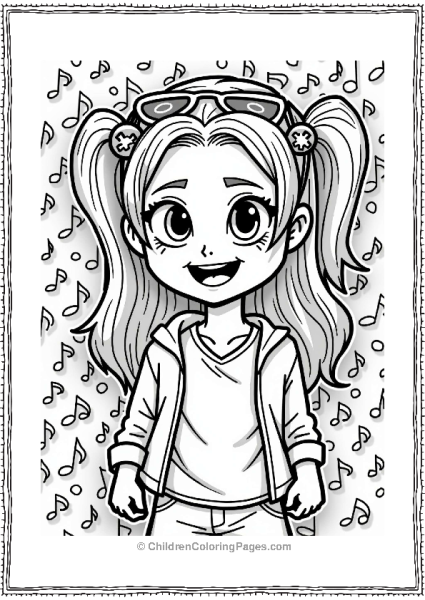Y2K MySpace Profile Illustration Free PDF Printable