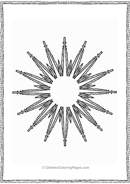 Y2K Pixel Starburst Design Free PDF Printable
