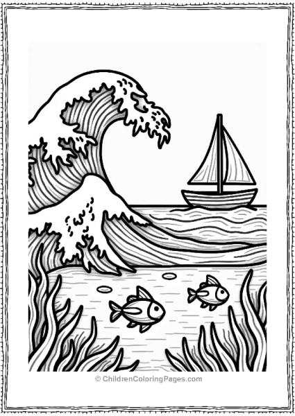 Y2K Pixelated Ocean Scene Free PDF Printable