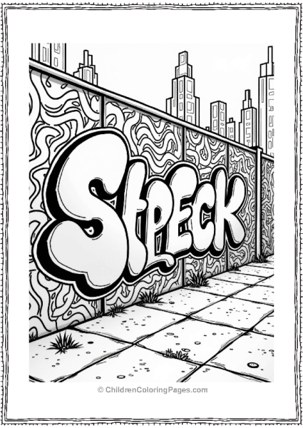 Y2K Street Art Wall Design Free PDF Printable