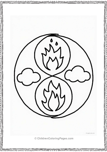 Yin Yang Balance Of Elements Free PDF Printable