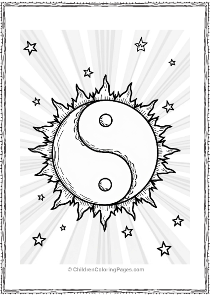 Yin Yang Celestial Balance Free PDF Printable