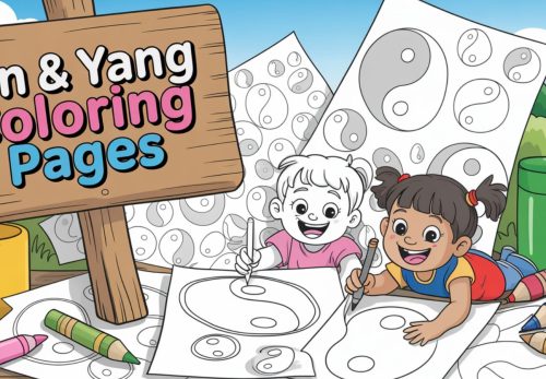 Yin & Yang Coloring Pages – Free PDF Printables  ⚫⚪🧘