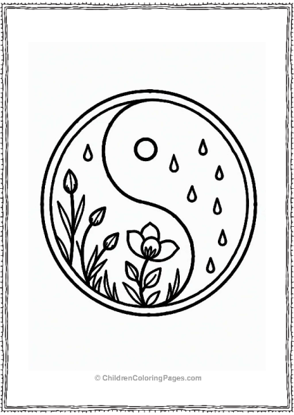 Yin Yang Seasonal Transition Free PDF Printable