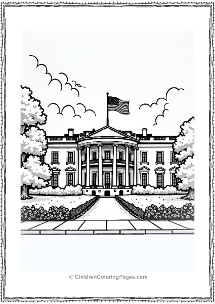 4th Of July At The White House Garden Free PDF Printable
