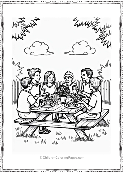 4th Of July Picnic Celebration Free PDF Printable