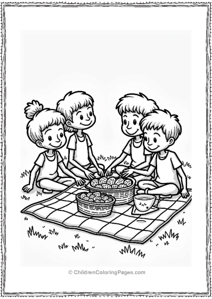 4th Of July Picnic Setup Free PDF Printable
