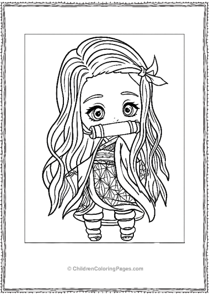 Anime Nezuko Free PDF Printable