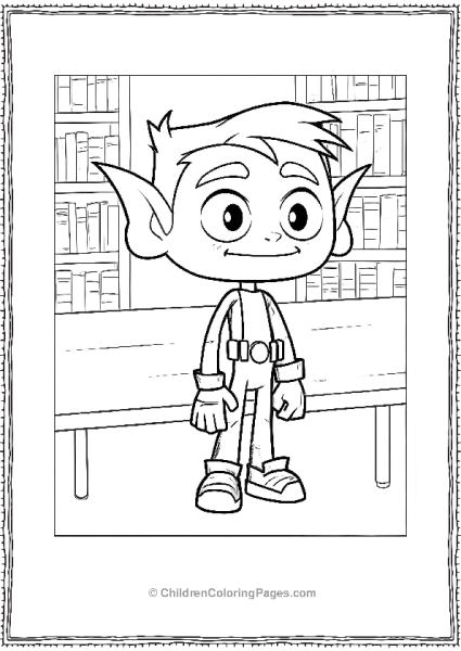 Beat Boy At The Library Teen Titans Go Free PDF Printable