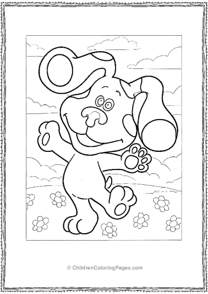 Blue’s Clues Blue Dancing Free PDF Printable