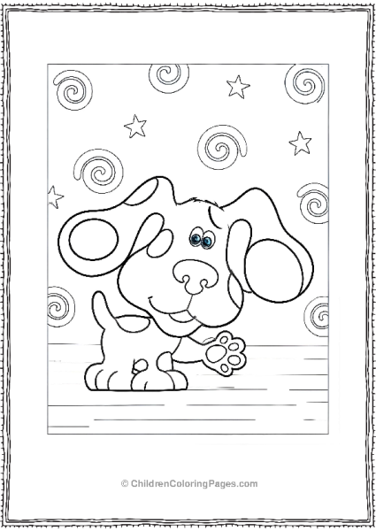 Blue S Clues Blue Waving Hello Free PDF Printable