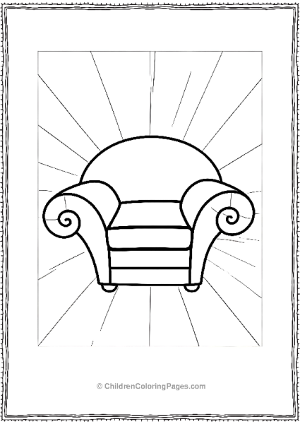 Blue’s Clues Easy To Color Thinking Chair Free PDF Printable
