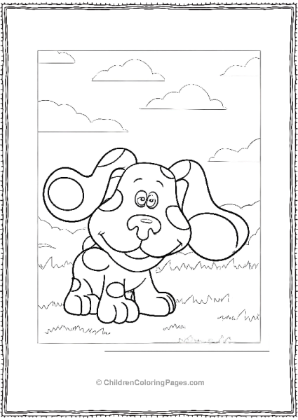 Blue’s Clues Happy Blue In The Garden Free PDF Printable
