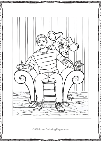 Blue’s Clues Steve And Blue Free PDF Printable
