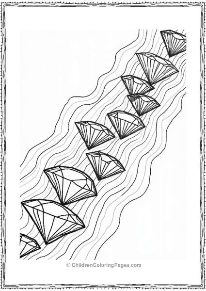 Cascade Of Diamonds Free PDF Printable