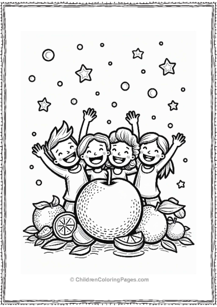 Celebration With Oranges Free PDF Printable