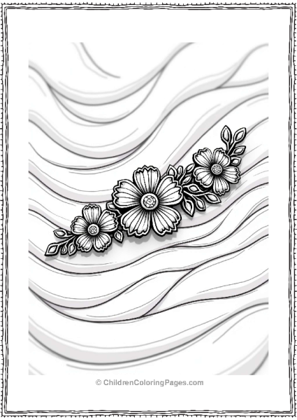 Charming Diamond Hairpin Illustration Free PDF Printable