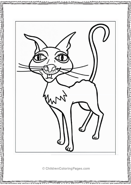 Coraline Cat Free PDF Printable