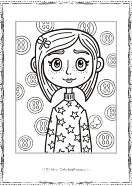 Coraline With Buttons Free PDF Printable
