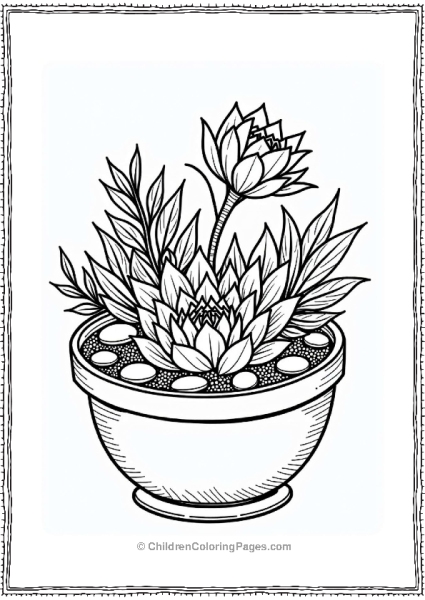 DIY Succulent Arrangement In A Bowl Free PDF Printable