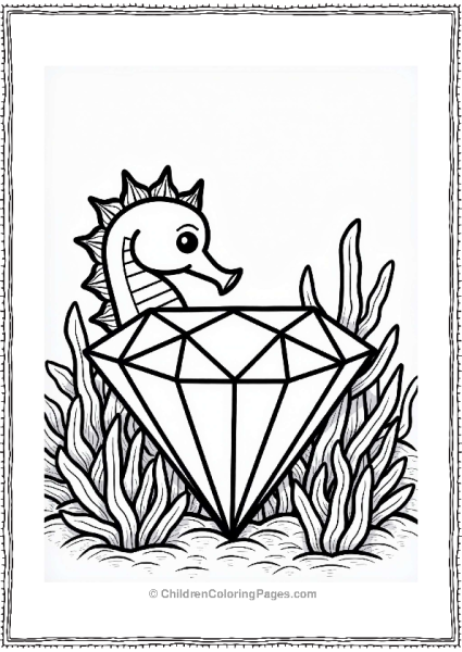 Diamond Among Colorful Coral Free PDF Printable
