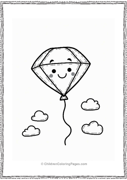 Diamond Balloon In A Festive Sky Free PDF Printable