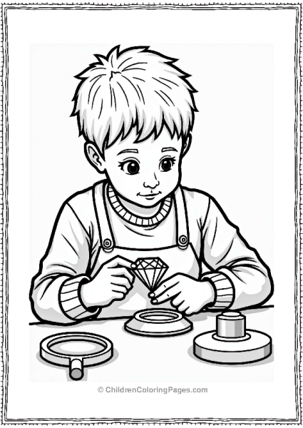 Diamond Cutter At Work Free PDF Printable