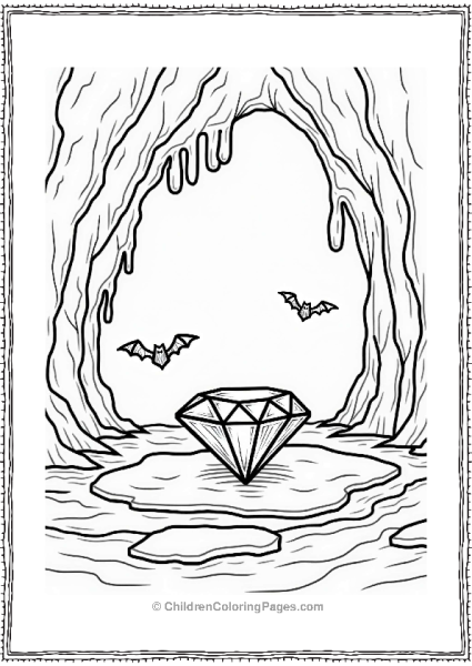 Diamond In A Cave Free PDF Printable