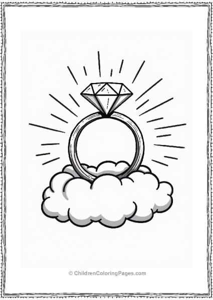 Diamond Ring On A Cloud Free PDF Printable