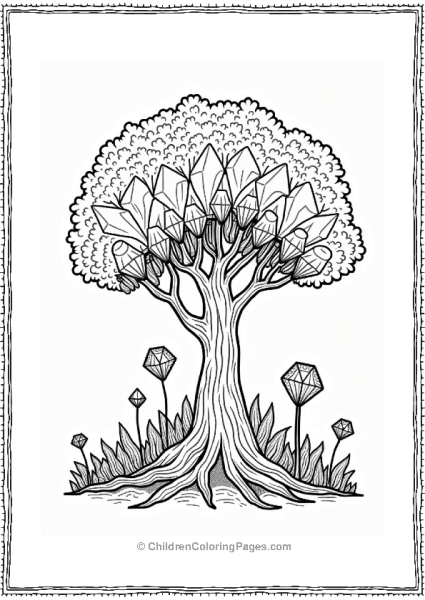 Diamond Tree Of Life Illustration 1 Free PDF Printable