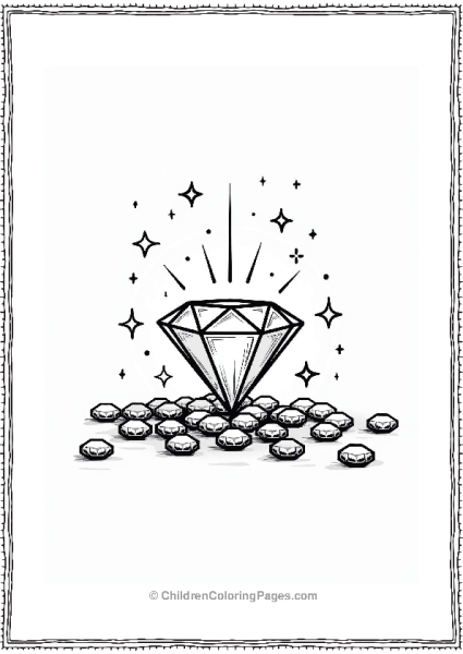 Diamonds And Stars On A Flat Surface Free PDF Printable