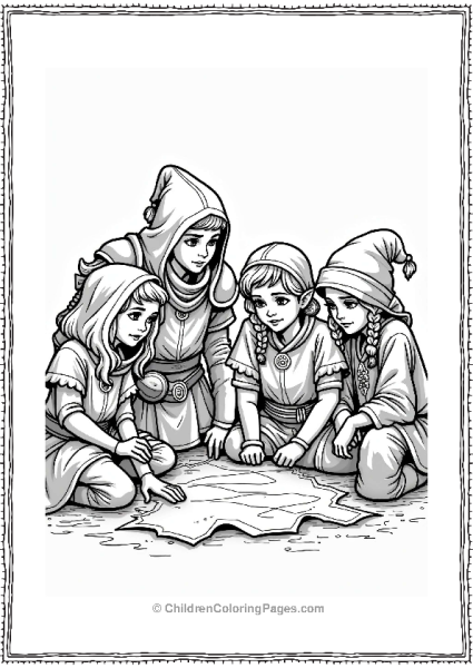 Dungeons And Dragons Adventurers Planning Free PDF Printable