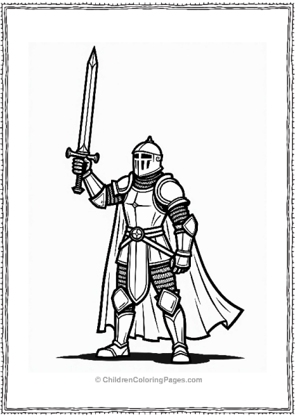 Dungeons And Dragons Brave Knight In Armor Free PDF Printable