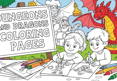 Dungeons And Dragons Coloring Pages – Free PDF Printables 🎲🐉🏰🧙