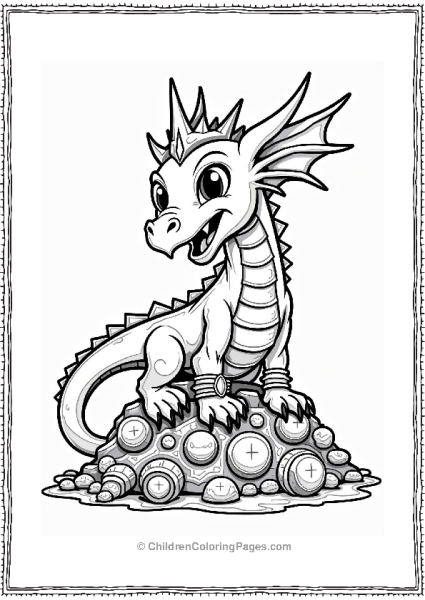 Dungeons And Dragons Dragon With Magical Artifacts Free PDF Printable