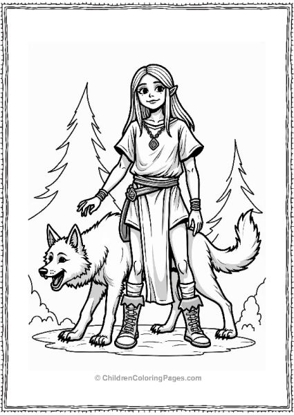 Dungeons And Dragons Druid Transforming Into A Wolf Free PDF Printable