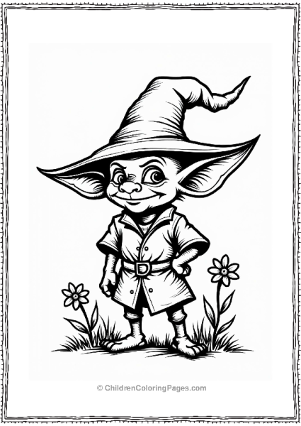 Dungeons And Dragons Goblin In A Silly Hat Free PDF Printable