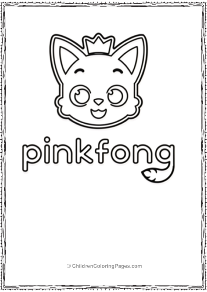 Easy To Color Pinkfong Page Free PDF Printable
