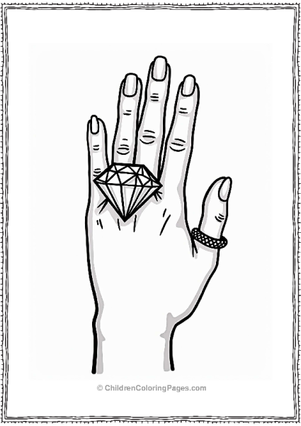 Fashionable Diamond Ring Design Free PDF Printable