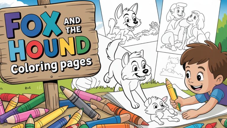 Fox And The Hound Coloring Pages