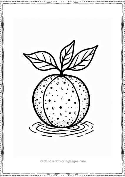 Geometric Orange Fruit Free PDF Printable
