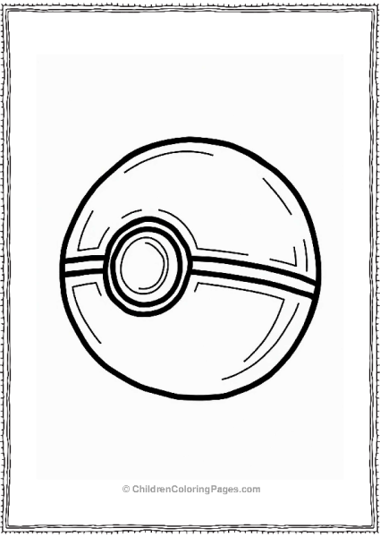 Great Ball Coloring Page Free PDF Printable