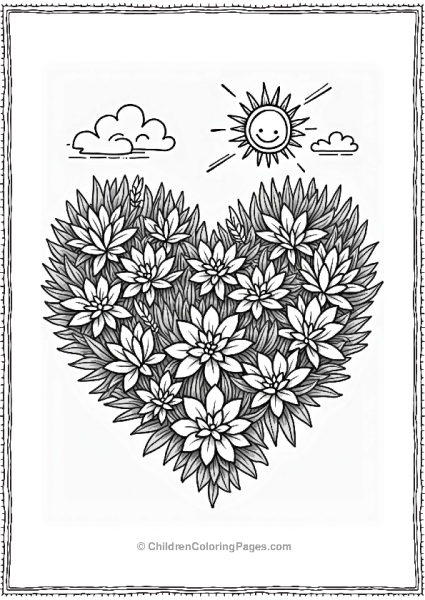 Heart Shaped Succulent Garden Free PDF Printable
