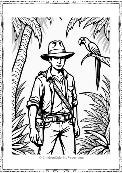 Indiana Jones In The Amazon Rainforest Free PDF Printable